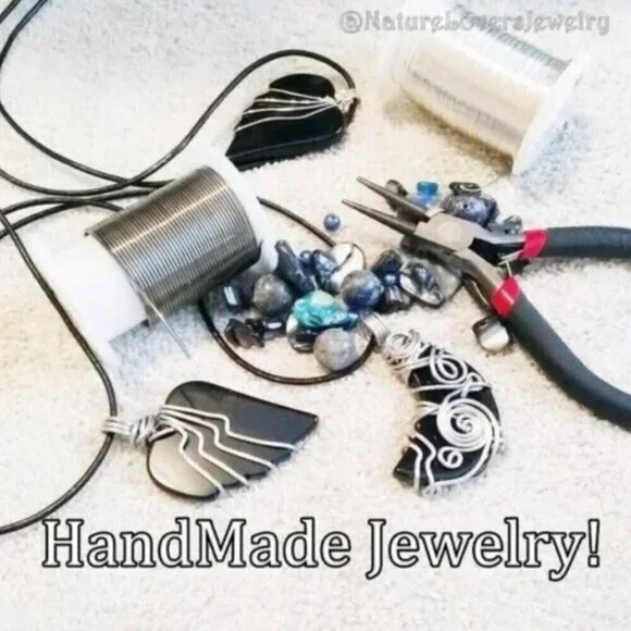 Purple + Black Iridescent Glass Fish Danglers ~ Goth + Beachy! Sea Life Earrings - Picture 11 of 13